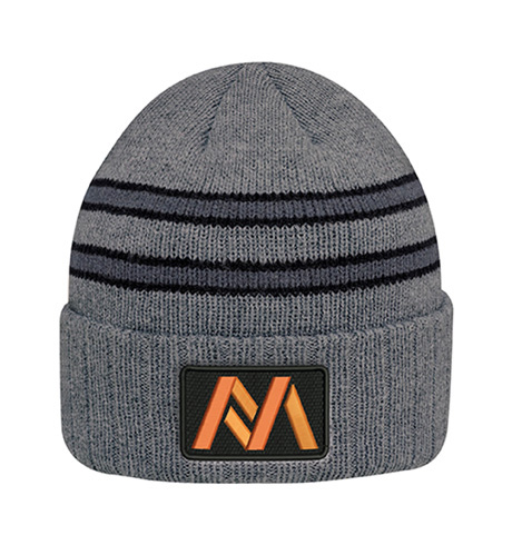 Acrylic Stripe Cuff Toque