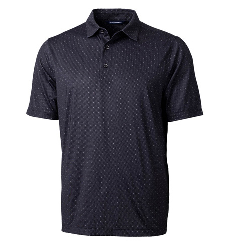 Cutter & Buck Pike Double Dot Print Stretch Men’s Polo