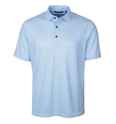 Cutter & Buck Pike Double Dot Print Stretch Men’s Polo