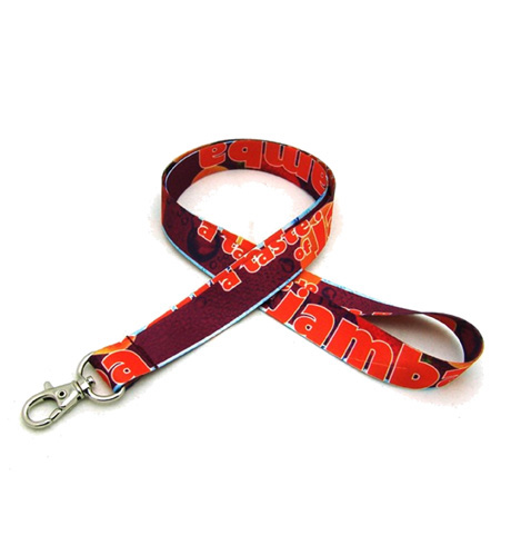 Digitally Sublimated Lanyard W/ Deluxe Swivel Hook