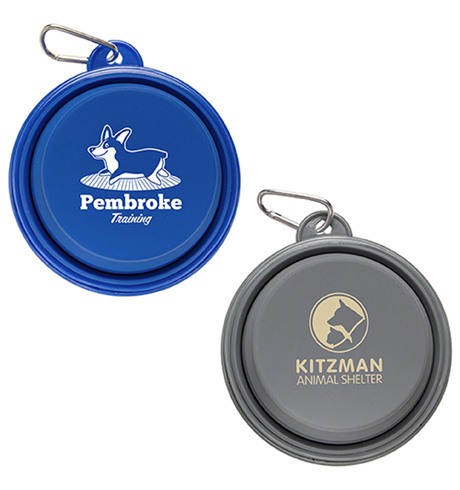 Feed ’n Go Collapsible Pet Bowl with Carabiner