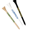Imprinted Wood Tees 3 ¼” Ziplock Tee Pack (10 Tees)